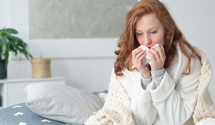 Grippe oder Erkältung